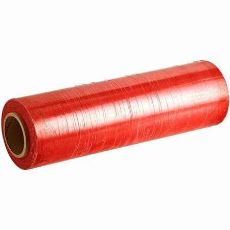 LAVEX 18'' x 1500' 80 Gauge Red Tint Stretch Wrap / Hand Film, 4PK 183HFRED1500